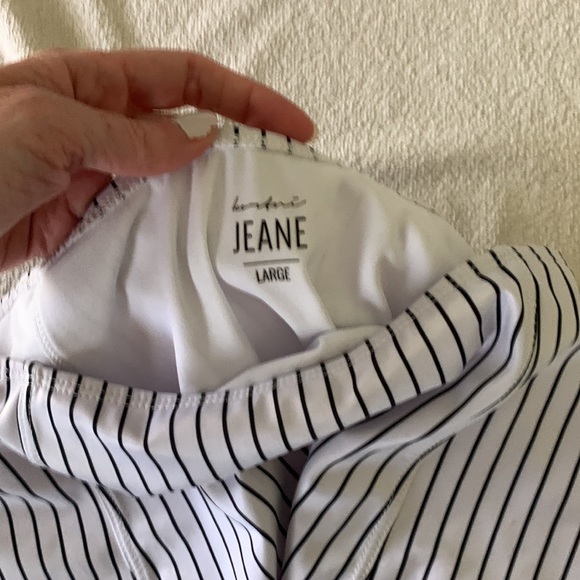 Kortni Jeane high rise bottoms pin stripe - Picture 3 of 3